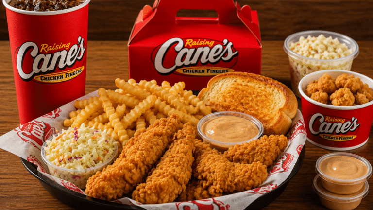 Raising Cane's Menu With Prices